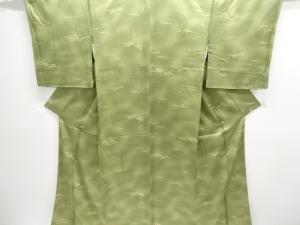 芝草に万寿菊模様小紋着物